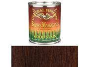 General Finishes Water Based Wood Brown Mahogany Stain Pint