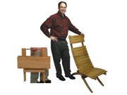 Woodworking Project Paper Plan to Build Cross Brace Chair and Folding Table