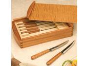 Woodworking Project Paper Plan to Build Steak Knife Box Set