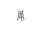 Woodworking Project Paper Plan to Build Bar Stool