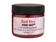 Stick Fast Red Powder Dye for Stabilizing Resin