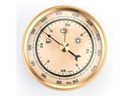 Barometer w Ivory Dial and Brushed Gold Bezel