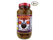 2 Pack That Pickle Guy Spicy All Natural New Orleans Style Olive Muffalata 2 X 24oz
