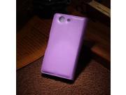 QI Sheng Company TM purple color wallet flip case for Sony Z3 mini mobile phone holster protector case for Sony Z3 card support Compact mobile phone sets purpl