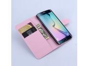 QI Sheng Company TM wallet Case For Samsung Galaxy S6 Edge Superman pink Color wallet case Luxury High Quality wallet Leather Leather Case With Credit Card Ho