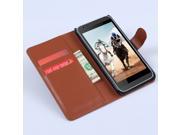 2016 New Premium PU Leather Flip Cover Flip Case for HTC desire 620 Wallet Brown