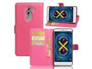 Le Qi(TM) Flip PU Leather Card Slot Case Magnetic Closure Stand Cover Fashion Wallet Case for Huawei Honor 6X(2016),RoseRed Le Qi(TM) Flip PU Leather Card Slot Case Magnetic Closure Stand Cover Fashion Wallet Case for Huawei Honor 6X(2016),RoseRed