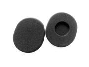 Tinksky A Pair of Replacement Soft Foam Earpads Ear Pads Ear Cushions for Logitech H800 Wireless Headphones Headset Black