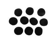 Tinksky 10pcs Replacement Earbud Ear Pad Covers for 40mm Headset Earphones Black