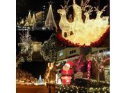 Tinksky 10M 110V 8 Mode 100 LED String Lights Decorative Lamps for Christmas Wedding Party Garden Warm White Light