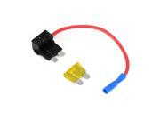 Tinksky 12V ATO ATC Add A Circuit Fuse Tap Piggy Back Standard Blade Fuse Holder with 20A Blade Fuse Size M