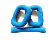 Tinksky A Pair of Replacement Soft Foam Ear Pads Ear Cushions One Headband Cushion Pad for Logitech G430 G930 Headphones Blue