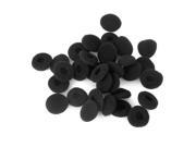 Tinksky 15 Pairs of Replacement Headset Earphone Soft Ear Pads Covers Black
