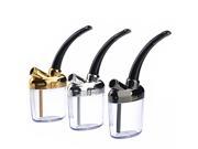 TinkSky Mini Smoking Water Pipe Filter Water Cigarette Tabacco Pipe Random Color