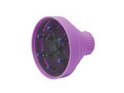 TinkSky Foldable Silicone Hair Dryer Hairdryer Diffuser Purple