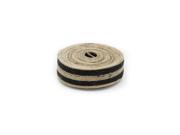 TinkSky 10M 2.5CM Burlap Craft Ribbon for DIY Crafts Party Wedding Gift Package Black