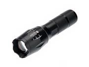 TinkSky Portable SS A100 CREE XM L T6 3 Mode 1000 Lumens Super Bright LED Flashlight Torch with Adjustable Focus Black