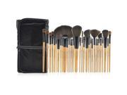 TinkSky 31pcs Portable Cosmetic Makeup Brushes Set with Pouch