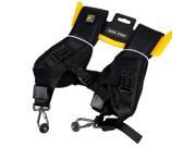 TinkSky Professional Rapid Camera Double Shoulder Sling Strap for Nikon Canon Sony Black