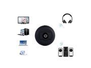 TinkSky Bluetooth Multi Point Wireless Audio Transmitter for TV DVD MP3 with 3.5mm Jack Black
