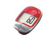 TinkSky Multi function LED Display Pocket Pedometer Step Counter Red