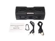 TinkSky Portable Bluetooth Wireless Stereo Speaker with Mic NFC AUX IN Black