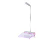 TinkSky Portable Touch Control LED Desk Lamp USB Port Power Adapter with Third Gear LED Eye Lamp Book light Nightlight Message Board Pink