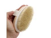 TinkSky PIXNOR Wooden Bath Shower Bristle Brush SPA Body Brush without Handle