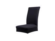 TinkSky Dining Room Chair Removable Washable Slipcover Black