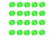 TinkSky 20pcs Silica Gel Wheel Nuts Covers Protective Bolt Caps Hub Screw Protector Green