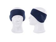 TinkSky Unisex Ear Warmer Winter Headbands Fleece Thermal Ski Ear Muff Stretch Spandex Hair Band Accessories Dark Blue