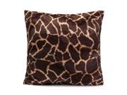 TinkSky Square Rectangle Leopard Animal Printed Stuffed Cushion Short Plush Stuffing Throw Pillow Insert For Dinning Room Kitchen Chair Back Seat