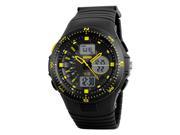 TinkSky Multifunctional Dual Display Watches for Men Waterproof Sports Watch Balck