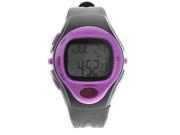 Tinksky 06221 Waterproof Unisex Pulse Heart Rate Monitor Calorie Counter Sports Digital Watch with Date Alarm Stopwatch Purple