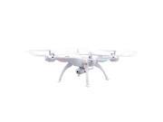 TinkSky X5SW WIFI Real Time Transmission 2.4GHz 4CH 6 Axis Gyro 360 degree Eversion RC Quadcopter UFO with Camera White
