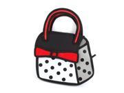 TinkSky Fashion Women s Girls 3D Style Bowknot Decor Comic Cartoon Bag Handbag Tote Shoulder Bag Cross body Messenger Bag Black