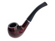 TinkSky FS702 Detachable Stone Style Cigarette Tobacco Smoking Pipe Dark Red
