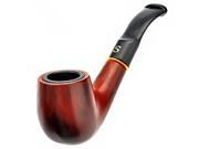 TinkSky FS 9103 Detachable Polished Wooden Cigarette Tobacco Smoking Pipe with Carrying Pouch