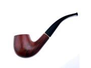 TinkSky Classical Type Cigar Pipe Cigarette Tobacco Smoking Tool with Leather Case