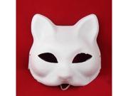 TinkSky Eco friendly Paper Pulp Cat Face Mask for Balls Halloween Performances 10pcs pack