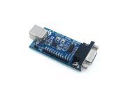 TinkSky Waveshare CP2102 EVAL Board USB to UART Module Converter Communication Development Board MAX3232 SP3232 USB DB9 Blue