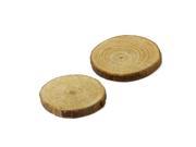 TinkSky 30pcs 3 4CM Wood Log Slices Discs for DIY Crafts Wedding Centerpieces