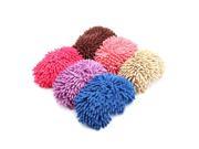 TinkSky Multifunctional Soft Chenille Lazy Shoe Covers Washable Dust Mop Slippers Mop Caps One Pair Rosy