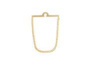 TinkSky Men s Twisted Braid Style Tie Chain Golden