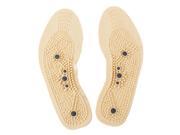 TinkSky Pair of Men s Silicone Insoles Magnetic Massage Pads for Foot Care