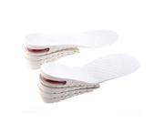TinkSky Novelty Men s 8cm Four layer Height Cuttable Invisible Increased Insoles Elevator Insoles Shoe Pads One Pair White