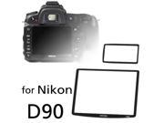 TinkSky 2Pcs Genuine FOTGA Professional Optical Glass Camera LCD Screen Protector for Nikon D90 Camera