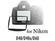 TinkSky Genuine FOTGA Highly Transparent Optical Glass Camera LCD Screen Protector for Nikon D40 D40x D60 Camera