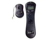 TinkSky NEWYI MC DC2 N3 Wireless Timer Remote Control for Nikon D7200 D7100 D5500 D5200 D5100 D5000 D3200 D3100 D90 Black
