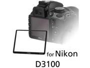 TinkSky Genuine FOTGA Highly Transparent Optical Glass Camera LCD Screen Protector for Nikon D3100 Camera